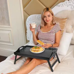 *Reduced Price *Breakfast in Bed Foldable Bamboo Tray