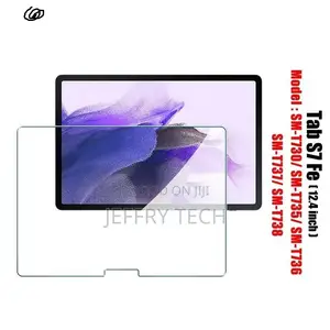Kilrt Tempered Glass Protector for Samsung Galaxy Tab S7 Fe