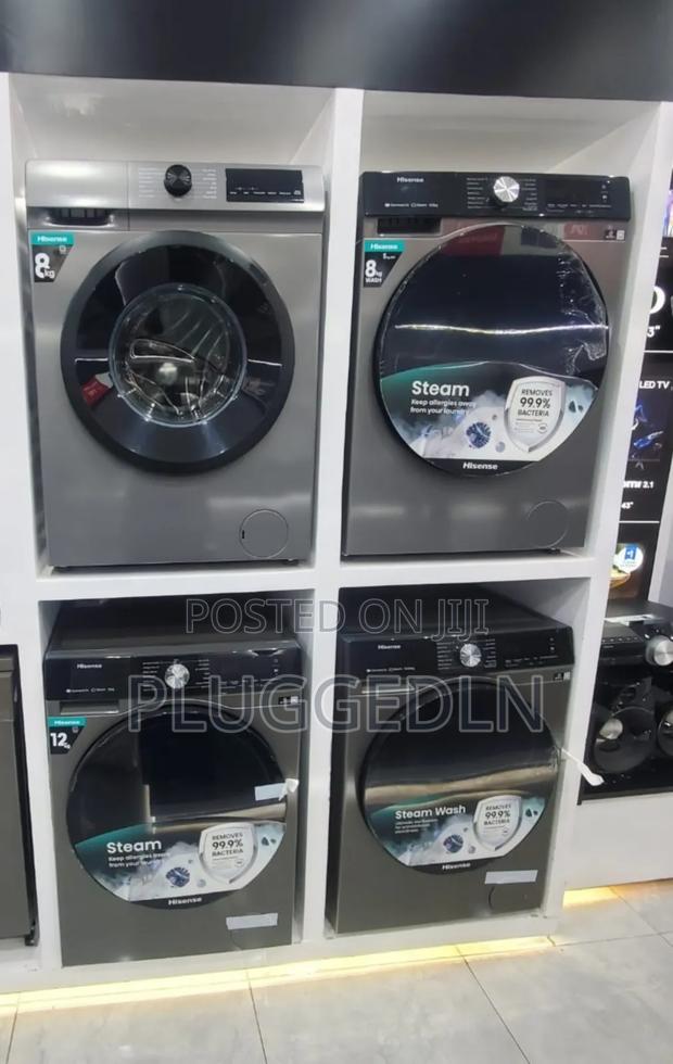 Hisense Washing Machine Front Load 8kg
Grey Full Automatic . - main view