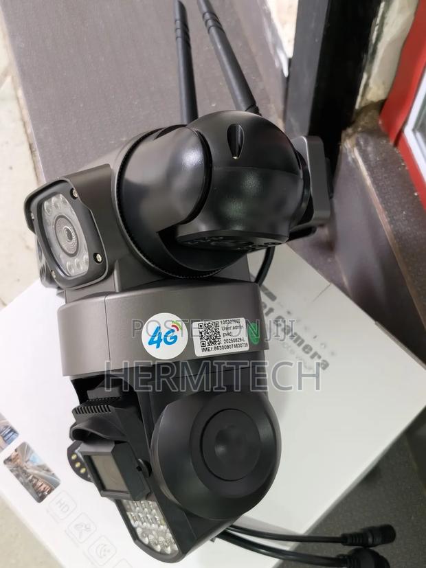 Intelligence 4g Sim Card Triple Lens Three Screens Camera - thumbnail 2
