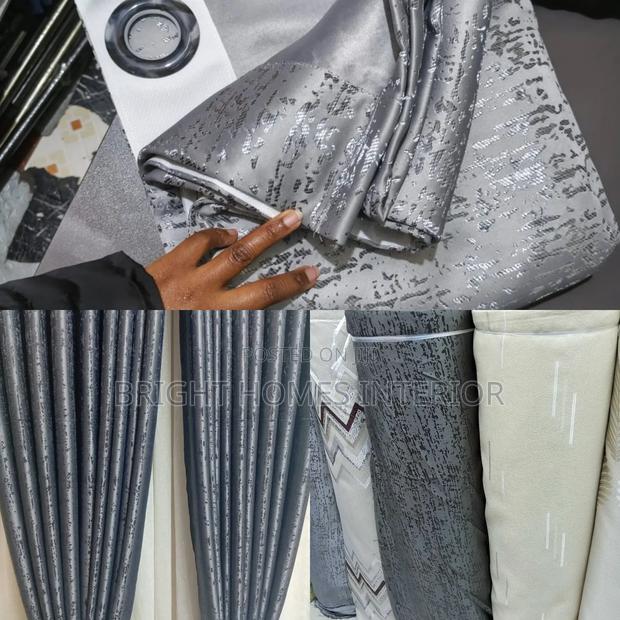 Heavy Material Curtain Grey Heavy Curtain - main view