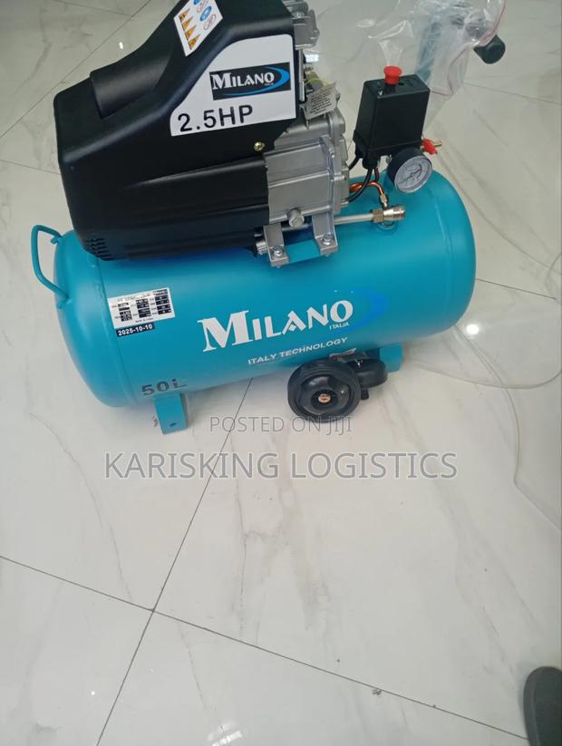 Milan 2.5hp 50 Litres Compressor Single Gauge - main view