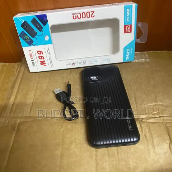 : Kp542 20000mah Superfast Charging Power Bank With Led Display