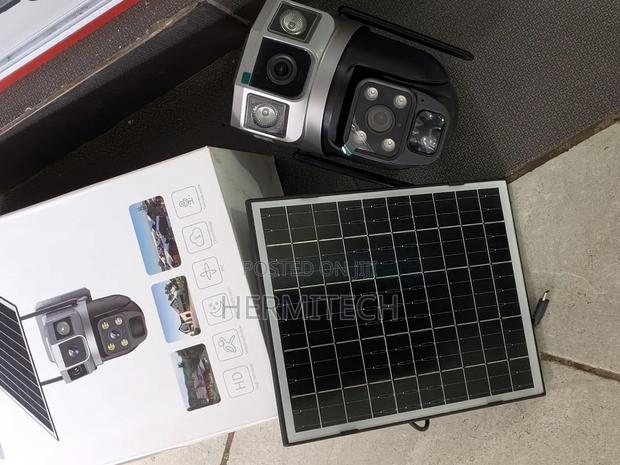 Solar Powered Dual Lens 4g Hd Night Vision CCTV