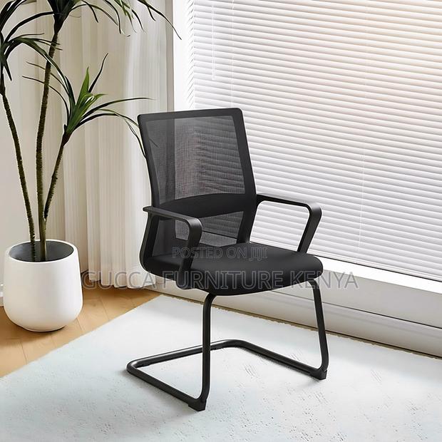 Mid-back Ergonomic Mesh Conference Chair - thumbnail 8
