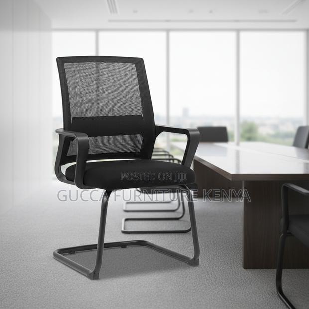 Mid-back Ergonomic Mesh Conference Chair - thumbnail 13