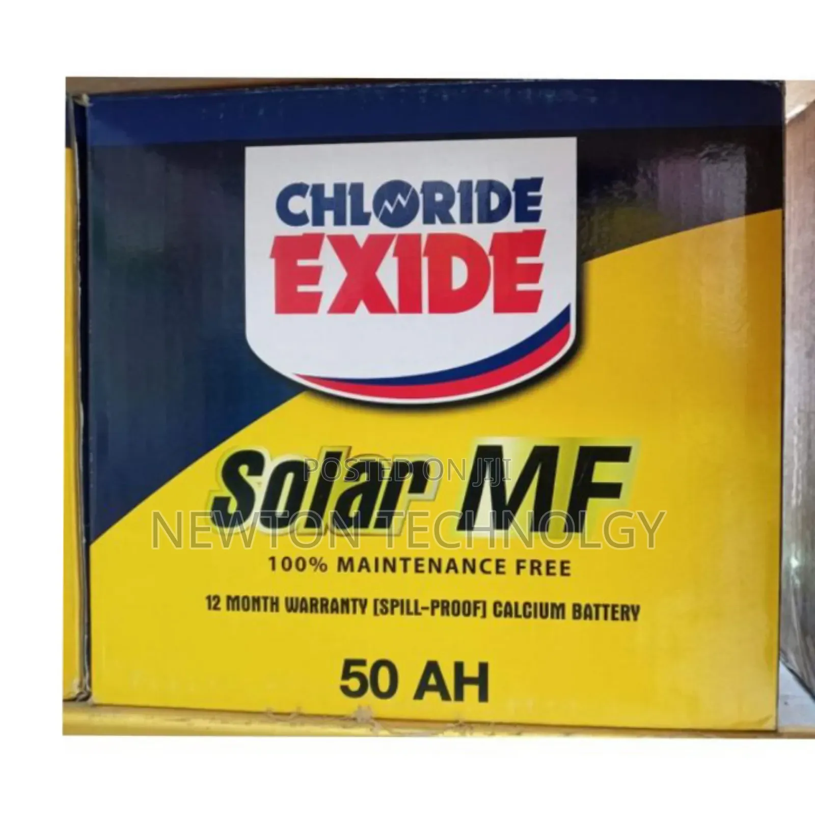 Chloride Exide Solar Mf 50ah Battery – Maintenance-Free,