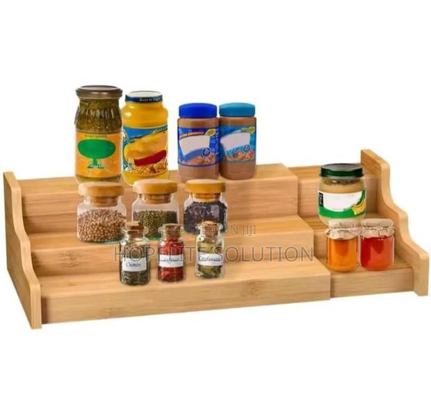 3 Tier Expandable Spice //Storage Rack - main view