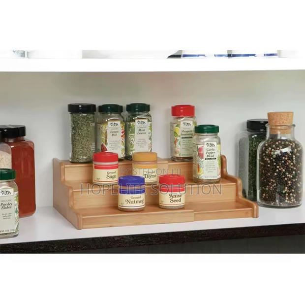 3 Tier Expandable Spice //Storage Rack - thumbnail 2