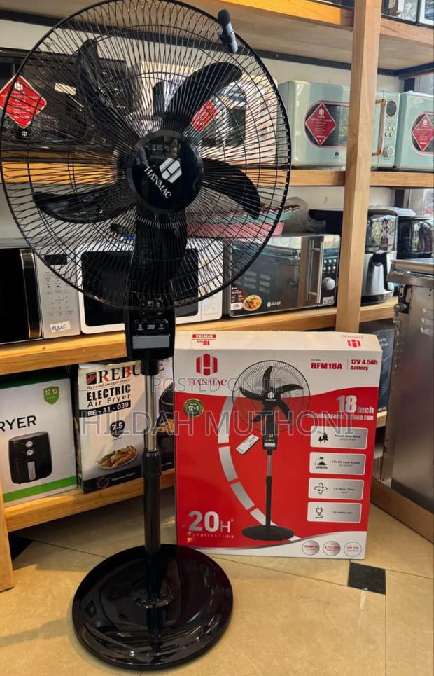 Reachargeable Hanmac 18 Inches Standing Fan