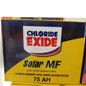 Chloride Exide Solar Mf Battery – 12v 75ah (Maintenance-Free)