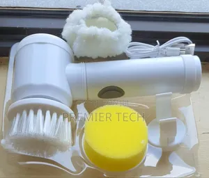 Usb Rechargable Magic Brush With 3 Option (Brush, Sponge Polisher) P