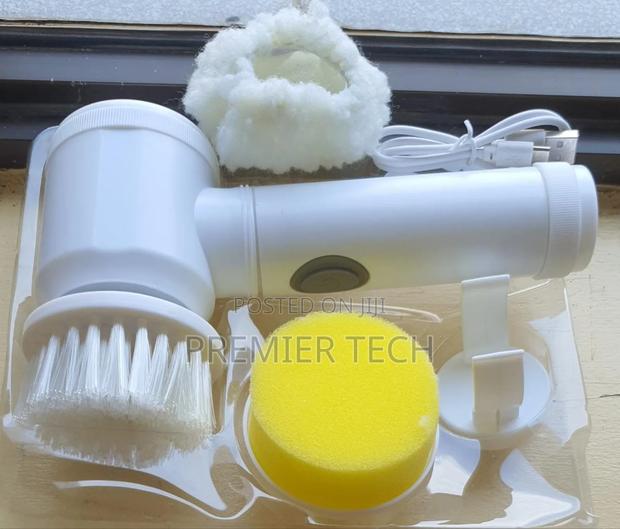 Usb Rechargable Magic Brush With 3 Option (Brush, Sponge Polisher) P