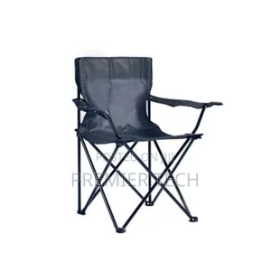 Foldable Metallic Frame Waterproof Armless Canvas Camping Chair