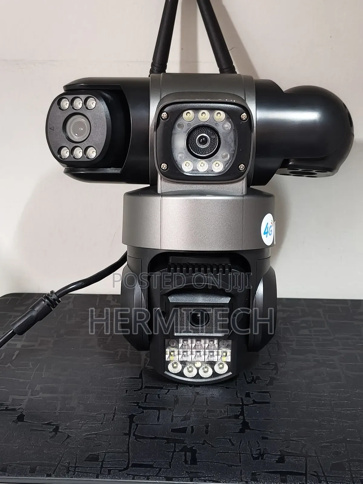 Triple Lens 4g Electric Model CCTV 4g Smart With Human Detection PTZ