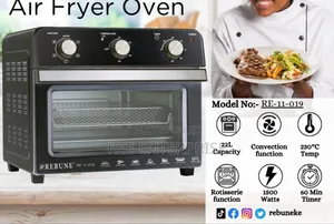 New In   Rebune 22 Litres  Airfryer Oven