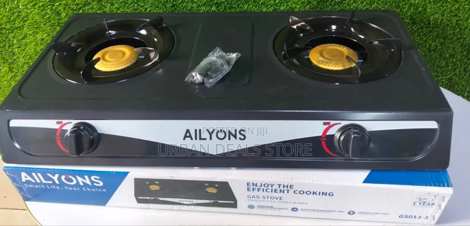 Ailyons Metallic 2 Stainless Burner Cooker