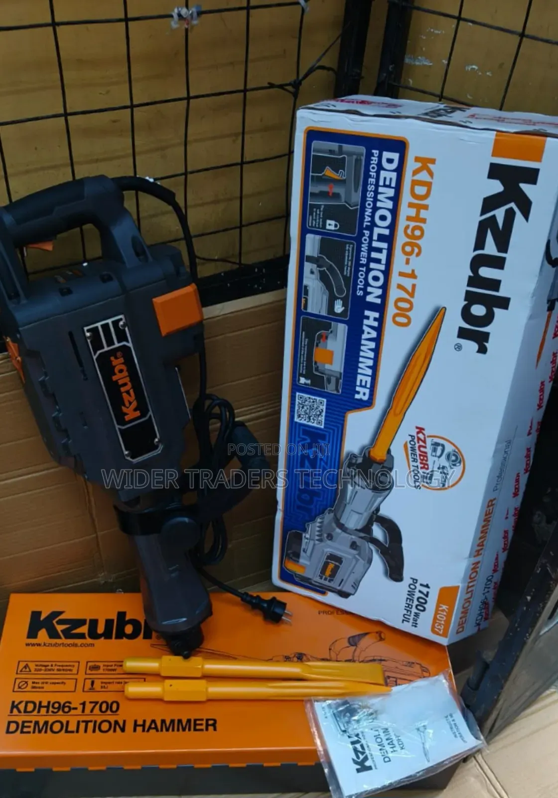 Kzubr Kdh96-1700 Demolition Hammer