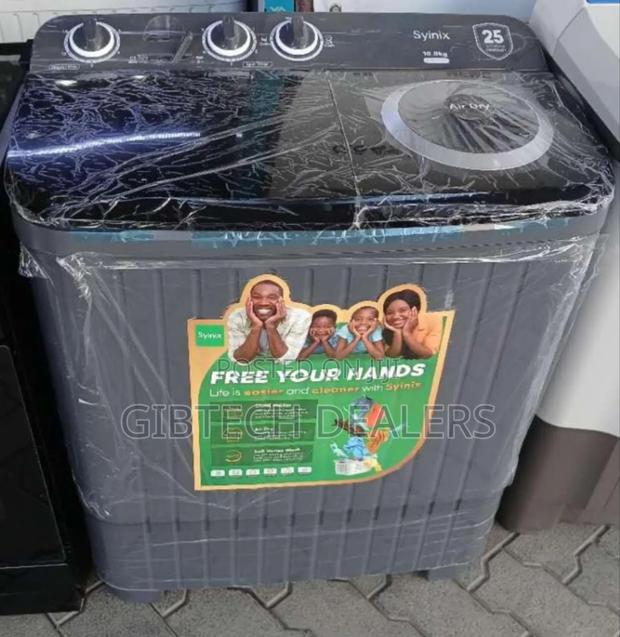 Syinix Top Load Twin Tub Washing Machine 10kg - main view