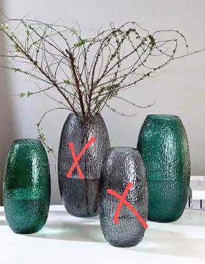 Heavy Quality Glass Vases