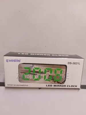 Mirror Clock Rechargeable