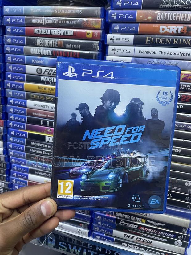 Need for Speed for the Playstation 4 - main view