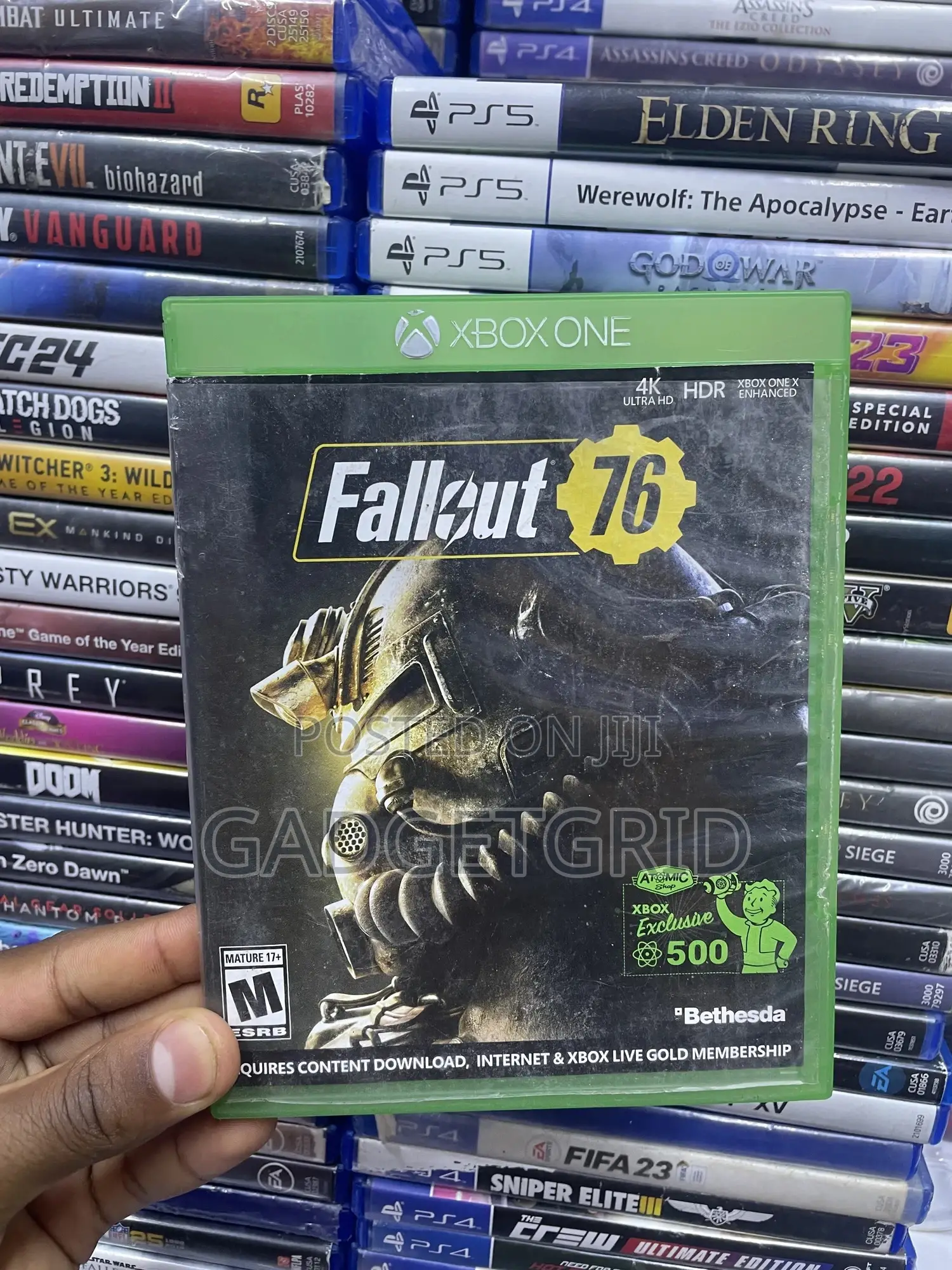 Fallout 76 for the Xbox One Console.