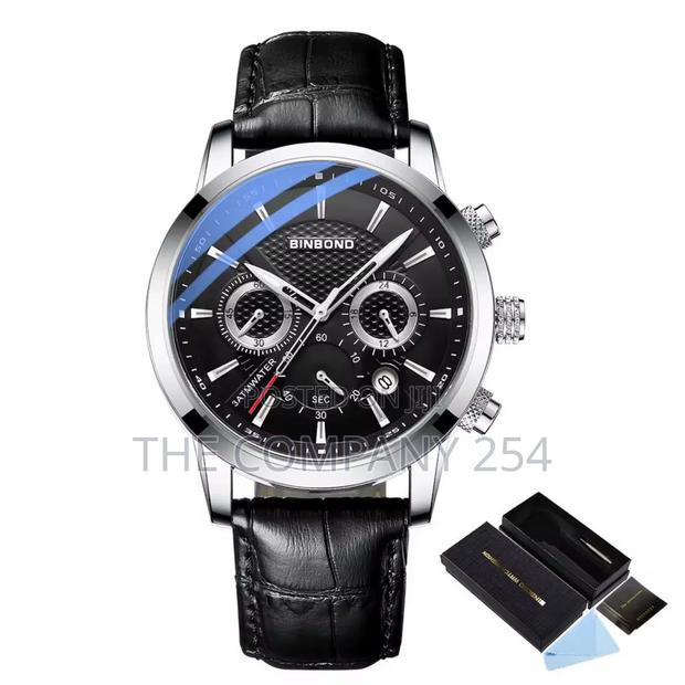Binbond 61226 Durable Leather Straps. Chronograph Casual Watch - thumbnail 2