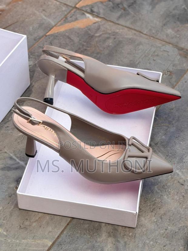 High Quality Leather (Valentino) Slingback Heel* Size 37-42 - thumbnail 6