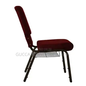 Armless Fabric Stackable Banquet Conference Chair