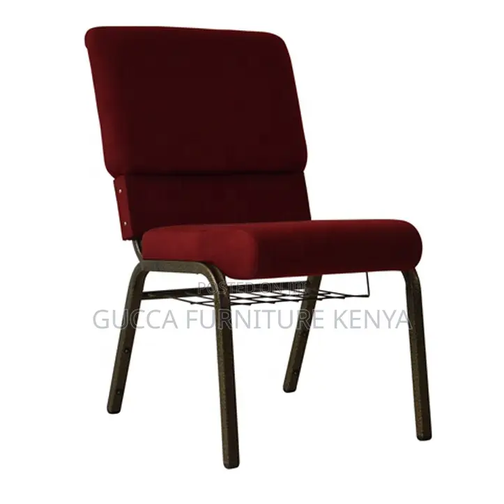 Armless Fabric Stackable Banquet Conference Chair