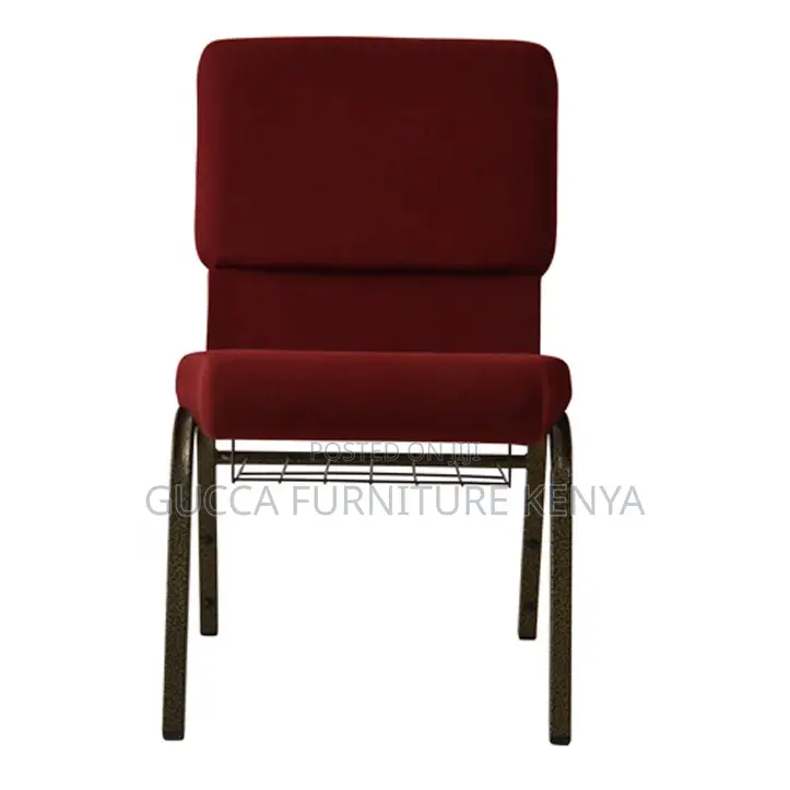 Armless Fabric Stackable Banquet Conference Chair