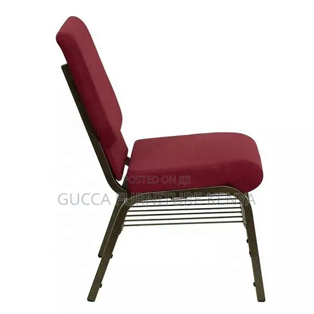 Armless Fabric Stackable Banquet Conference Chair