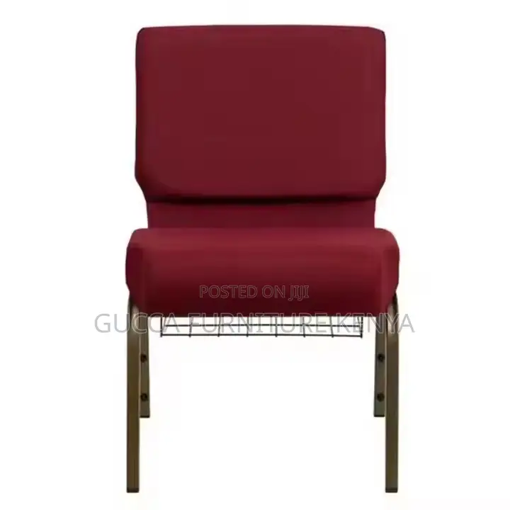 Armless Fabric Stackable Banquet Conference Chair