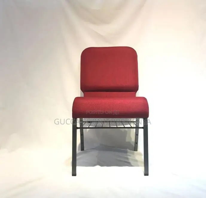 Armless Fabric Stackable Banquet Conference Chair