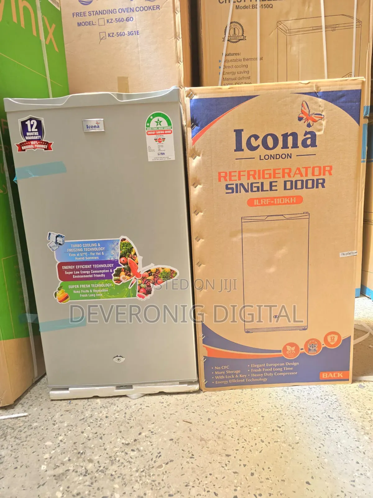 90 Litres Icona Single Door Refrigerator