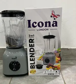 3 in 1 Blender Icona Blender
 Box Has 6 Pieces