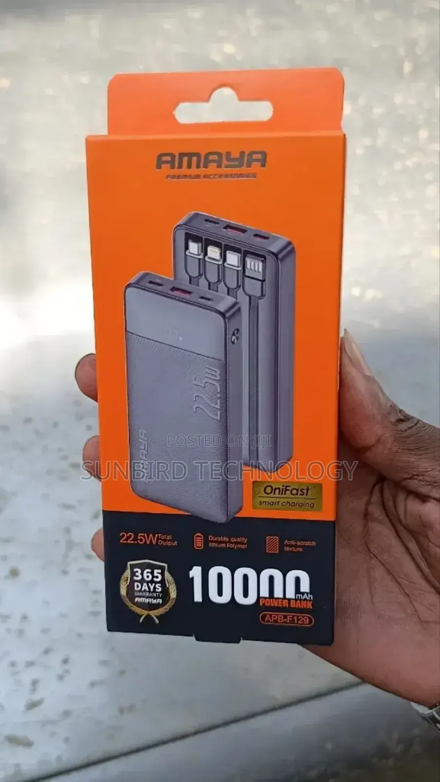 Amaya 10,000mah Apb-F129 Powerbank