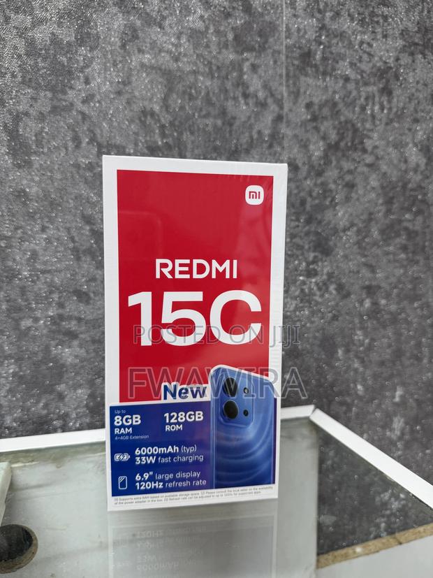 New Xiaomi Redmi 15C 4G 128 GB Black