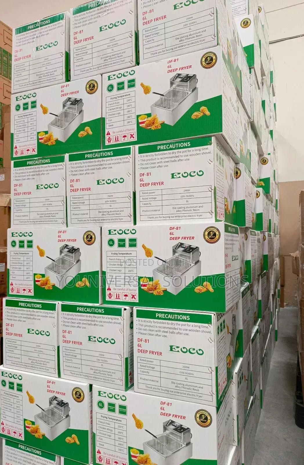 Ecco Single Deepfryer 6litres