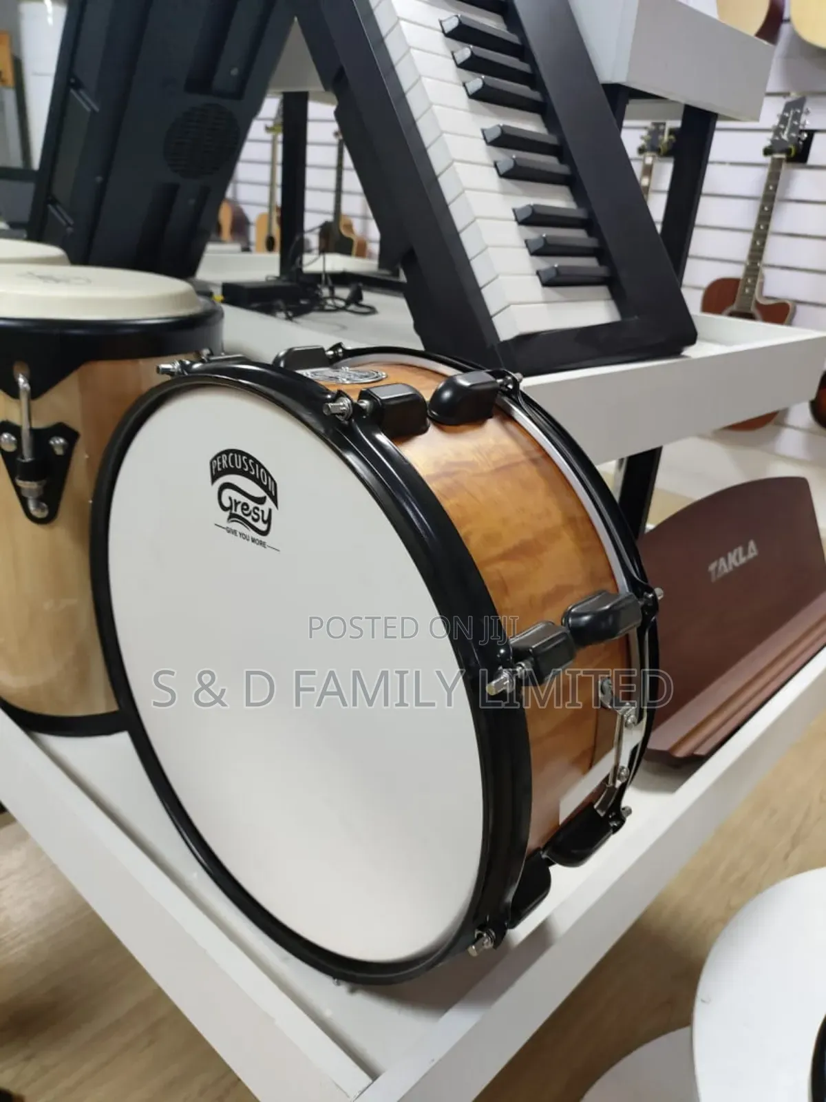 Percussion Wooden Snare Drum