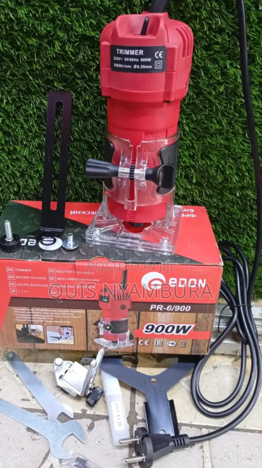 900w Edon Trimmer/ Electric Pr-6/900w Wood Trimmer