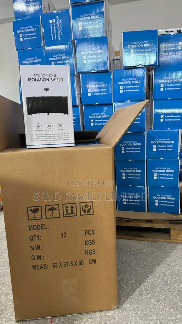 5 Flap Isolation Booth With Phone Holder - main view