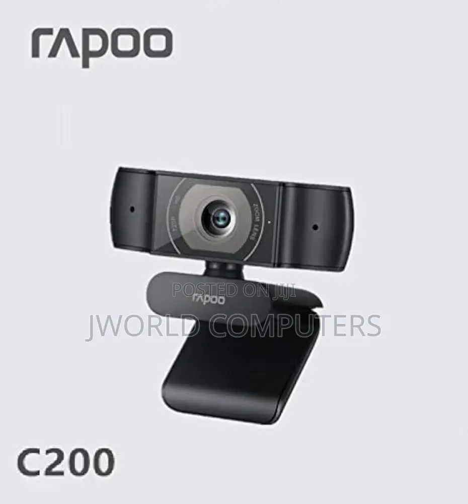 Rapoo C200 - 720p Hd Webcam Super Wide Angle With Microphone