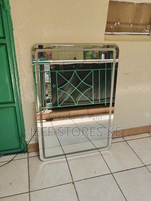 Frameless Wall Mounted Mirror With Led Lights - main view