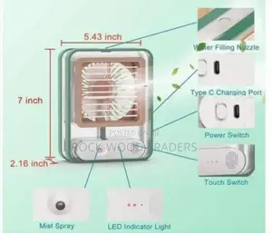 Desk Portable Spray Standing Fan