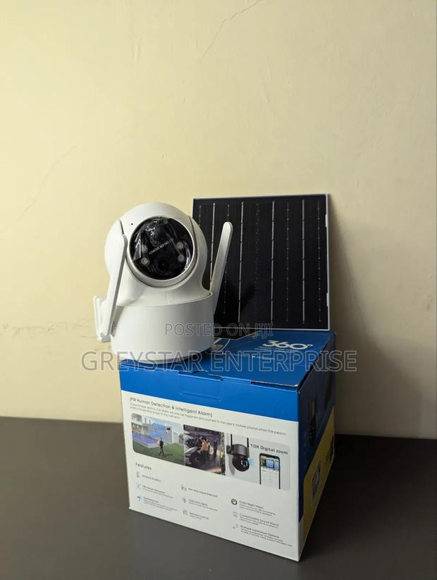 Solar Powered Wifi CCTV Camera Low Power Pir Night Vision Security - thumbnail 2