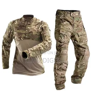 Men Tactical Long Sleeved Shirt and Trouser