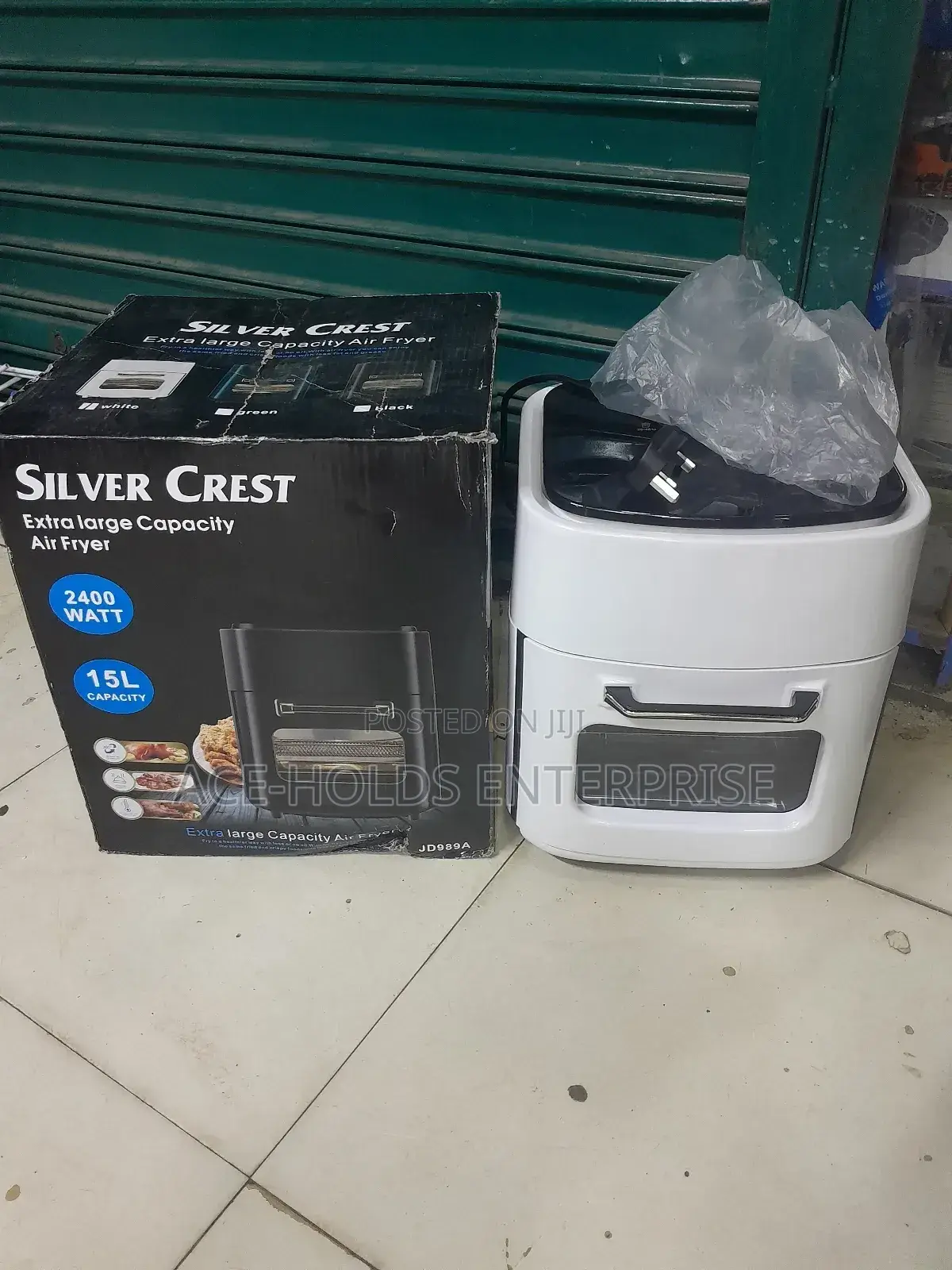 15 Litres Silvercrest Air Fryer Capacity - 3 Pin Plug With Grill Mode