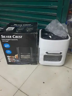 15 Litres Silvercrest Air Fryer Capacity - 3 Pin Plug With Grill Mode